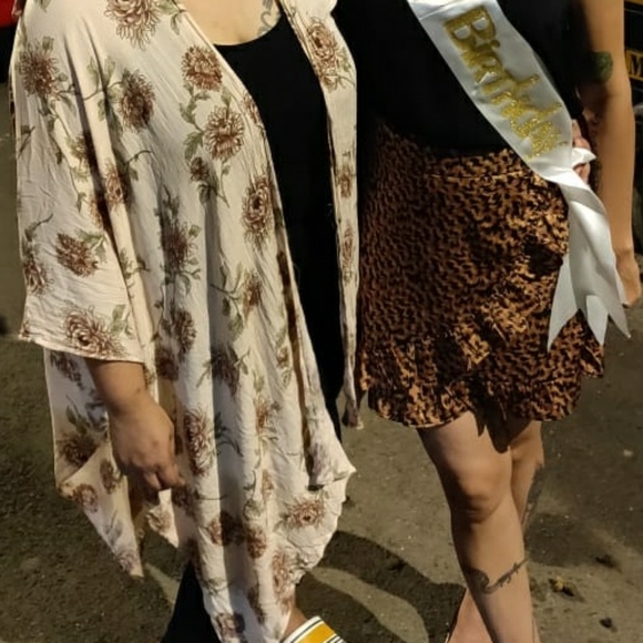 Leopard print mock wrap skirt - Picture 8 of 8